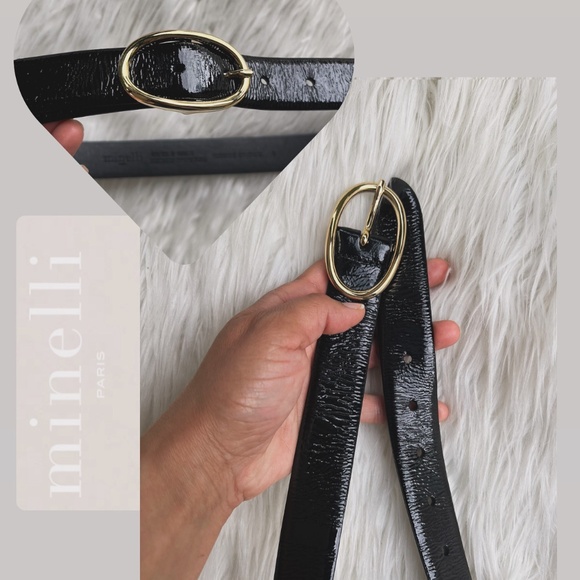 Minelli Paris Vintage, Like New Sz Small  Leather Belt main image 6